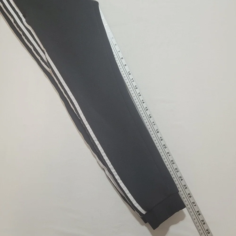 Vintage 80s Adidas‎ Trefoil Sweatpants Jogger Stitched Logo 3 Stripe Adult Sz M